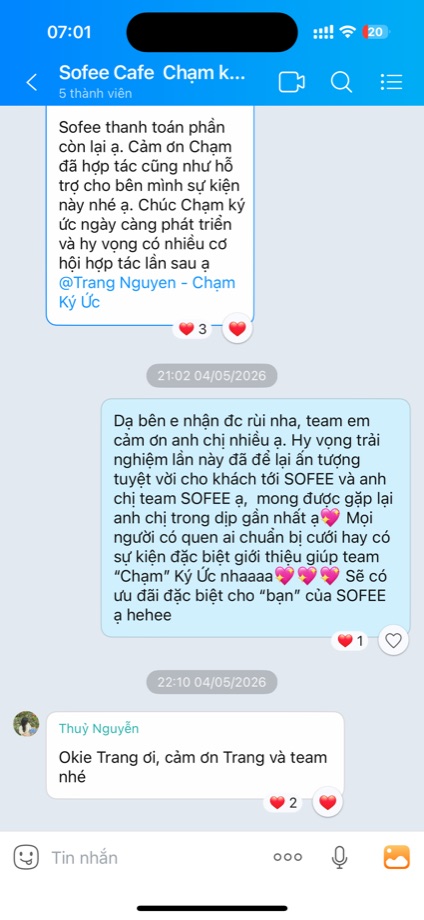 Tin nhắn khách
