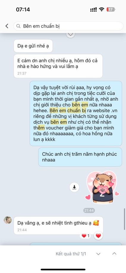 Tin nhắn khách